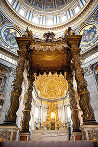 St. Peter's Baldachin by Gian Lorenzo Bernini