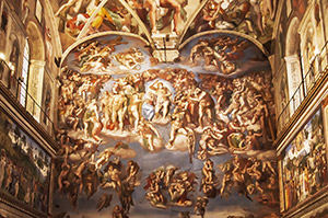Michelangelo's Last Judgement, Sistine Chapel (Rome)