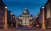 La Basilica vista da via della Conciliazione